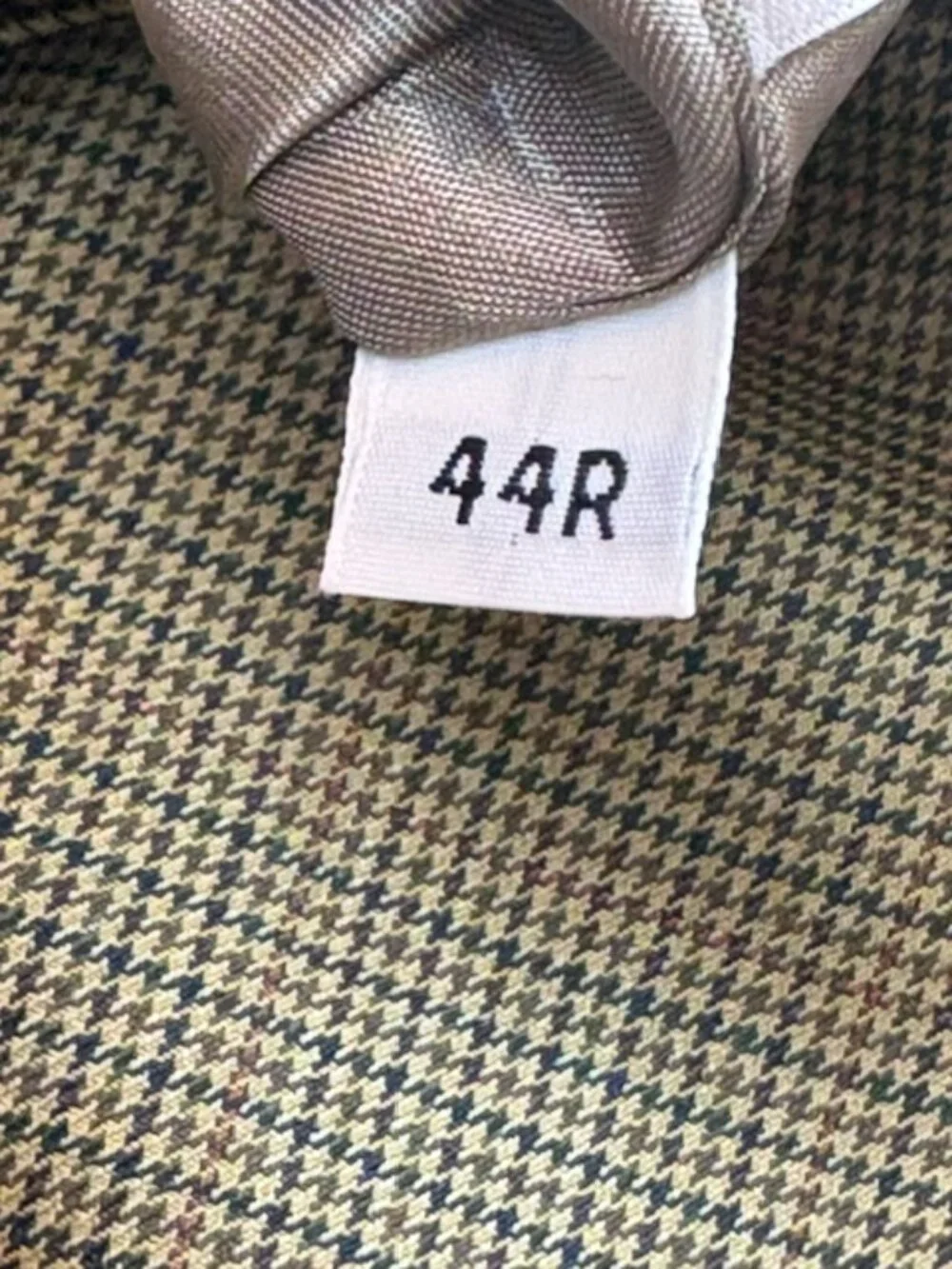 Austin Reed London Pure New Wool Houndstooth Sport Coat Blazer Men’s 44R